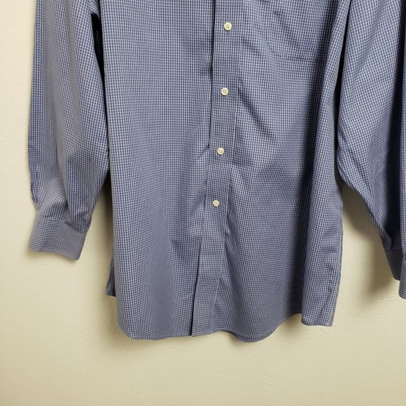 Brooks Brothers Micro Plaid Button Down Shirt Non - Picture 6 of 8